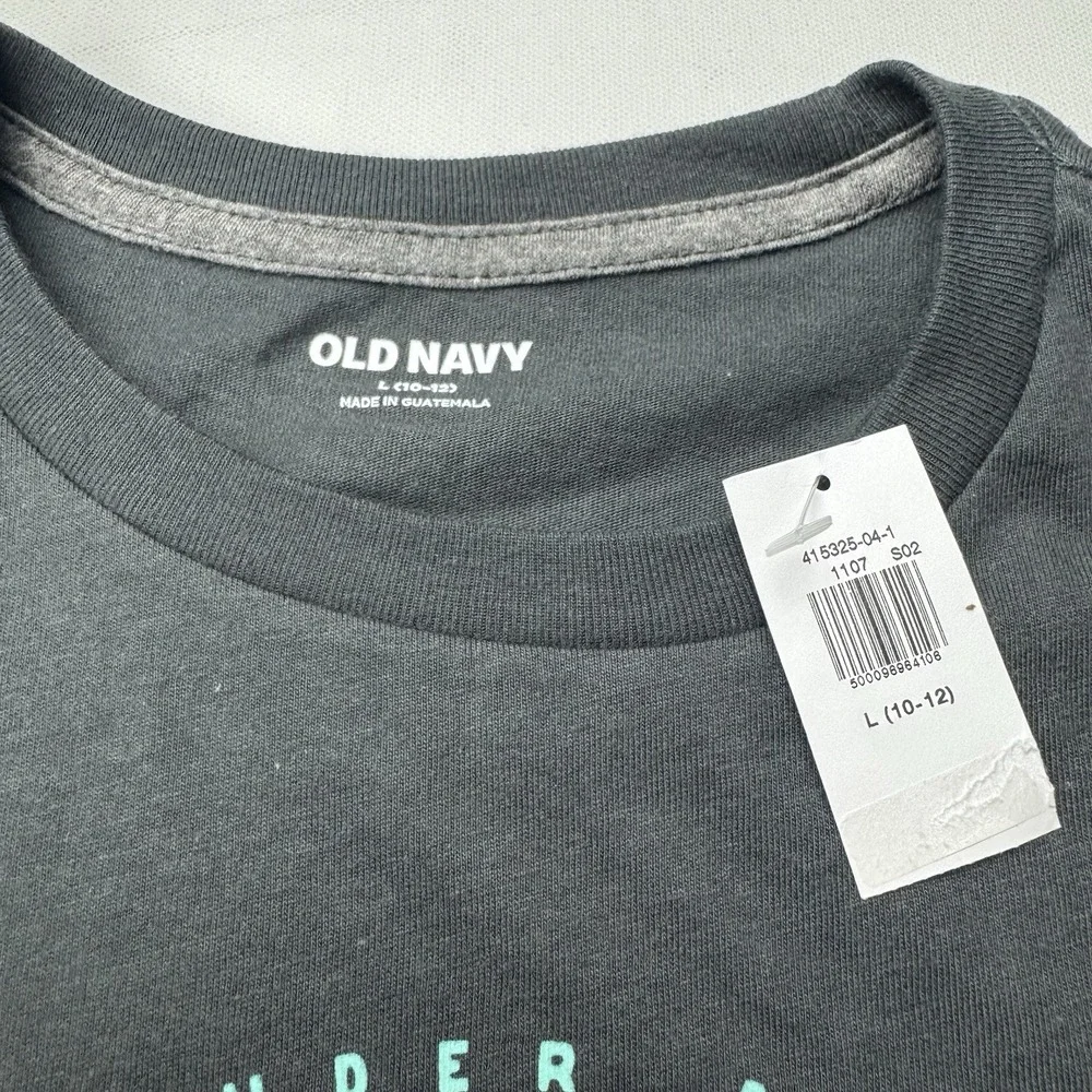 Old Navy Boys L 10 12 Grand Teton Graphic T Shirt Wyoming National Park NWT